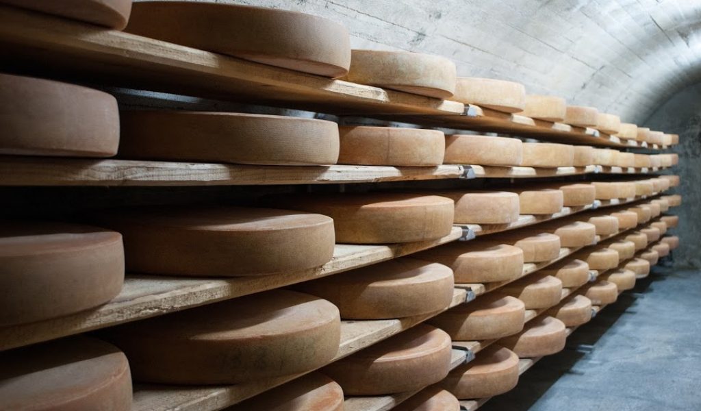 The history of Cheese - cheese aging